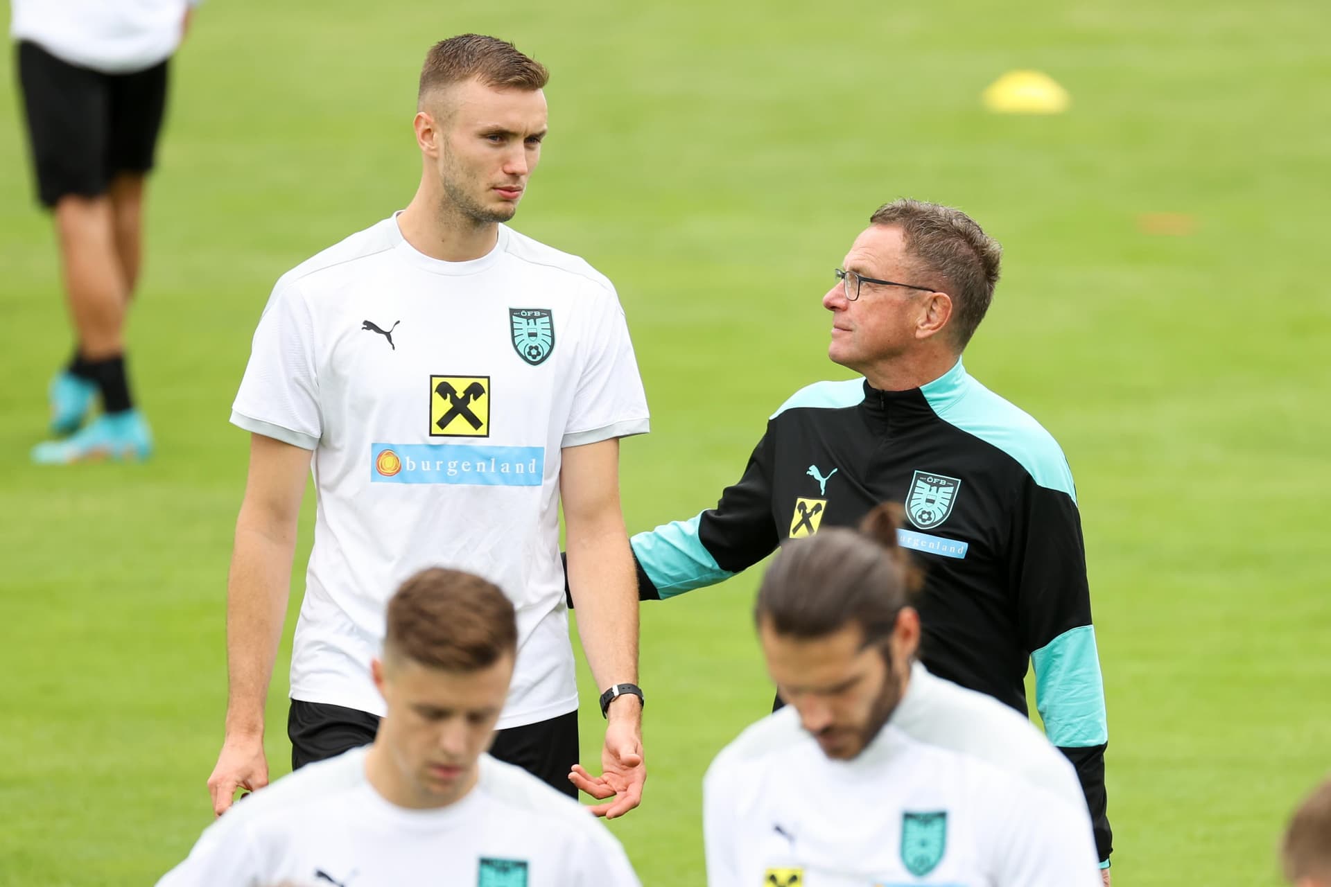 Sasa Kalajdzic und Ralf Rangnick, ÖFB