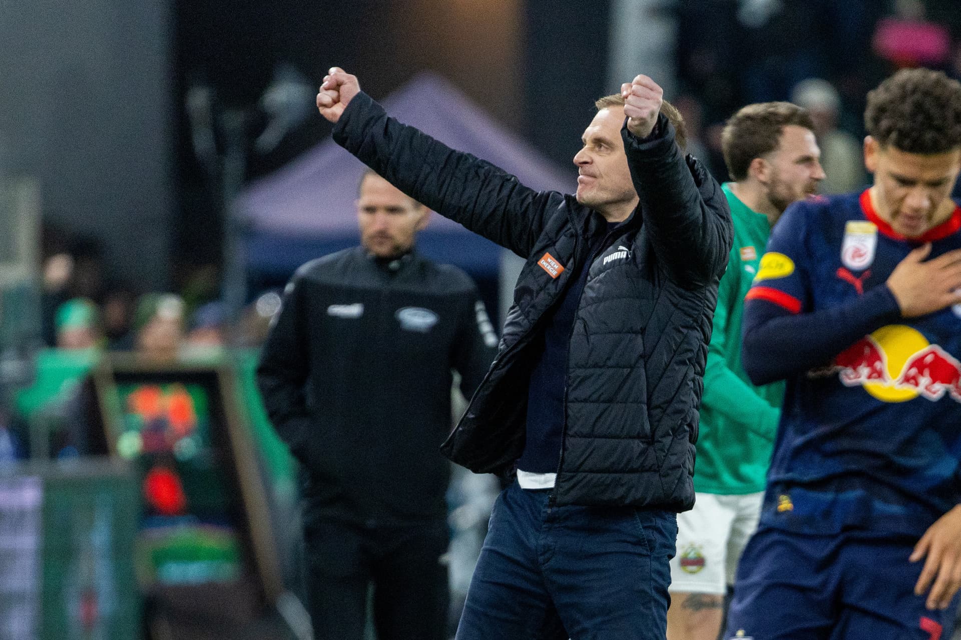 Rapid-Trainer Thorup jubelt