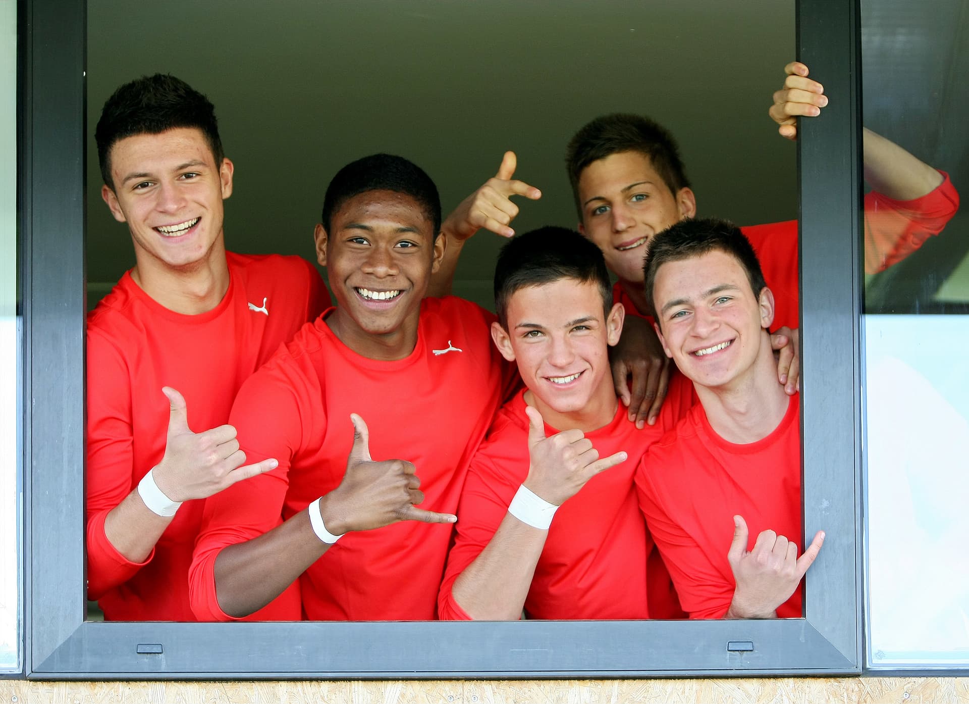 Tobias Kainz und David Alaba