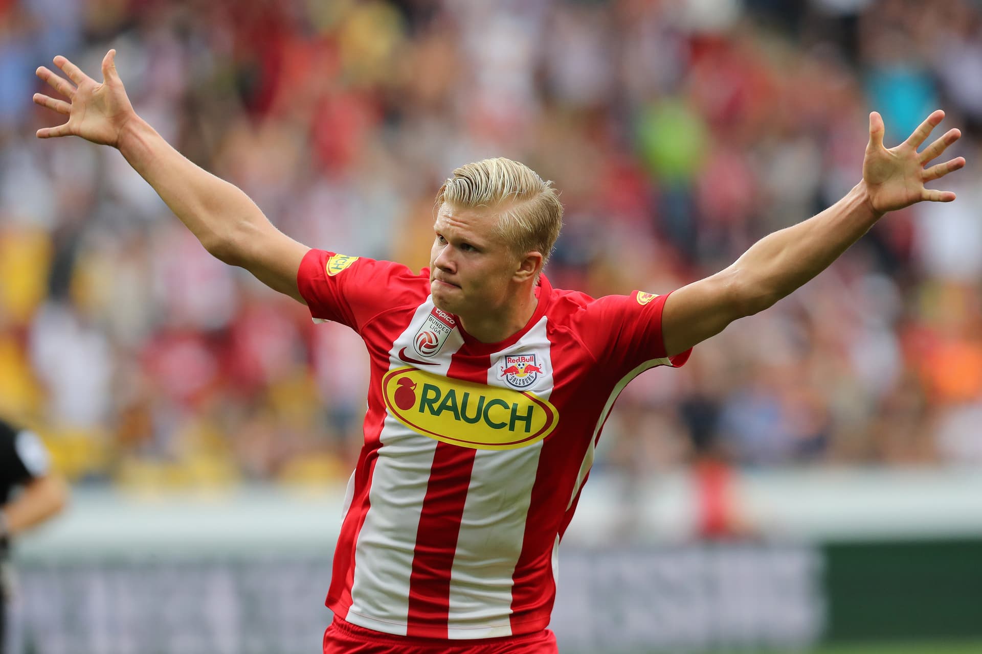 Haaland Jubel Red Bull Salzburg