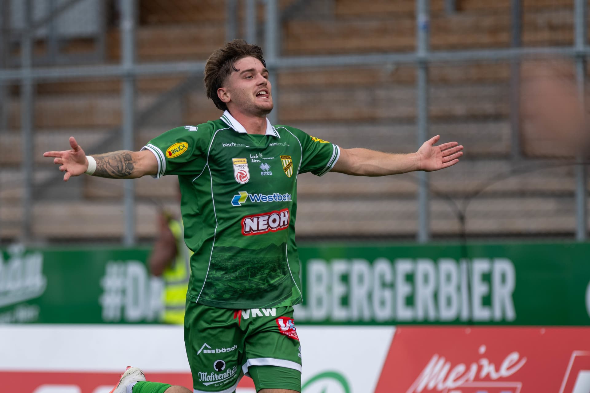 Dominik Weixelbraun Jubel Lustenau