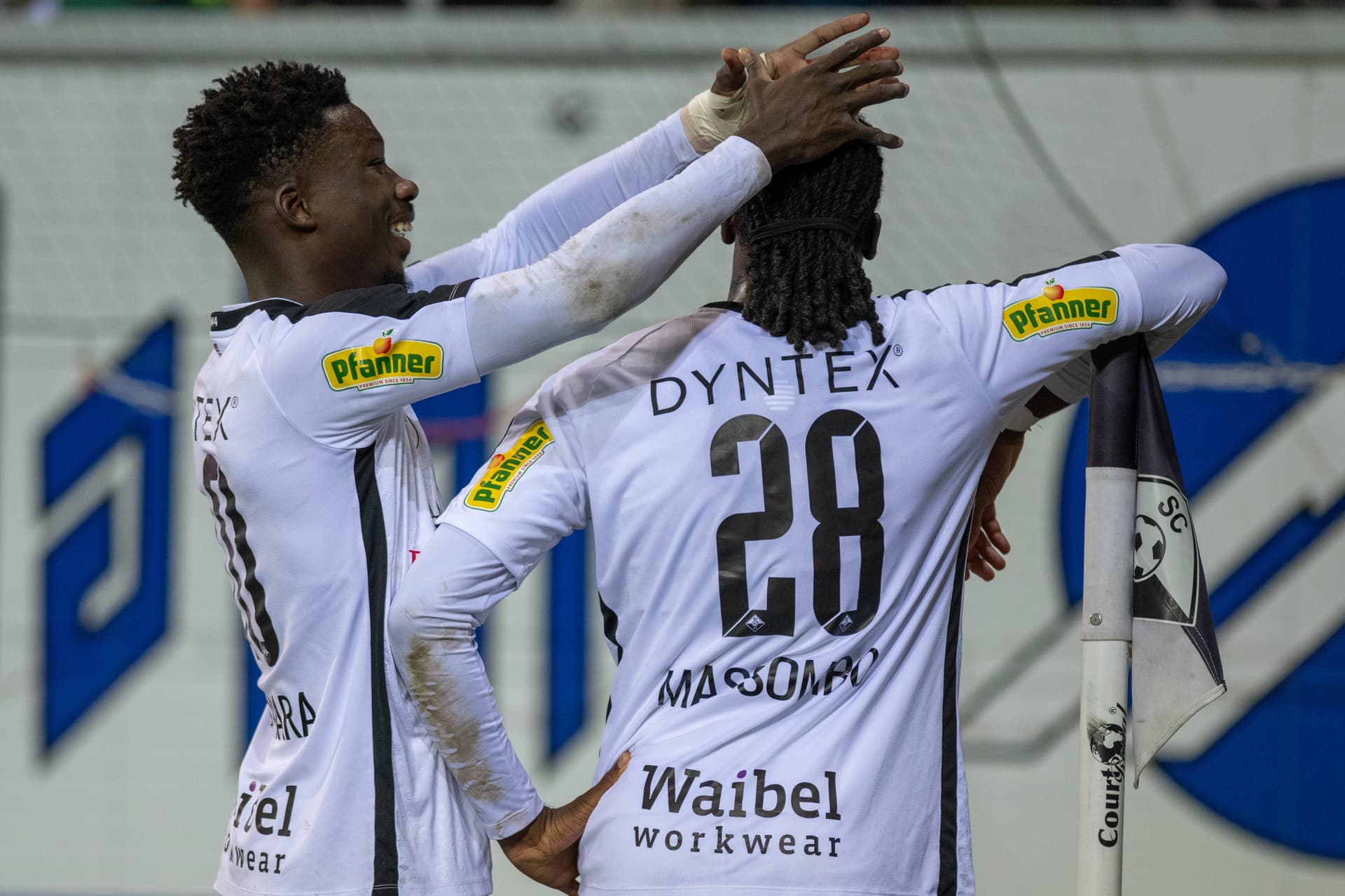 Der SCR Altach jubelt