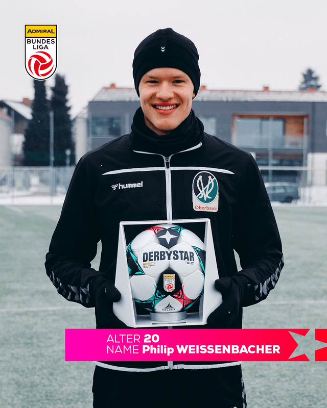 Philip Weissenbacher SV Ried Debüt Award