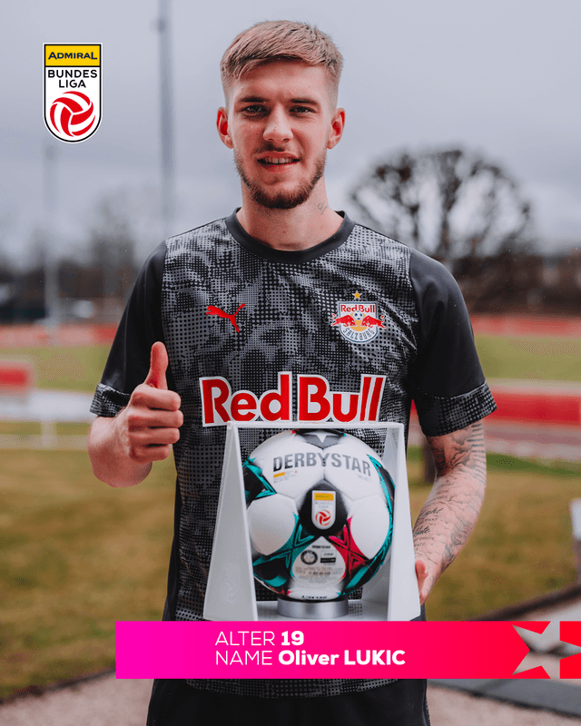Oliver Lukic - Debüt Award; Red Bull Salzburg
