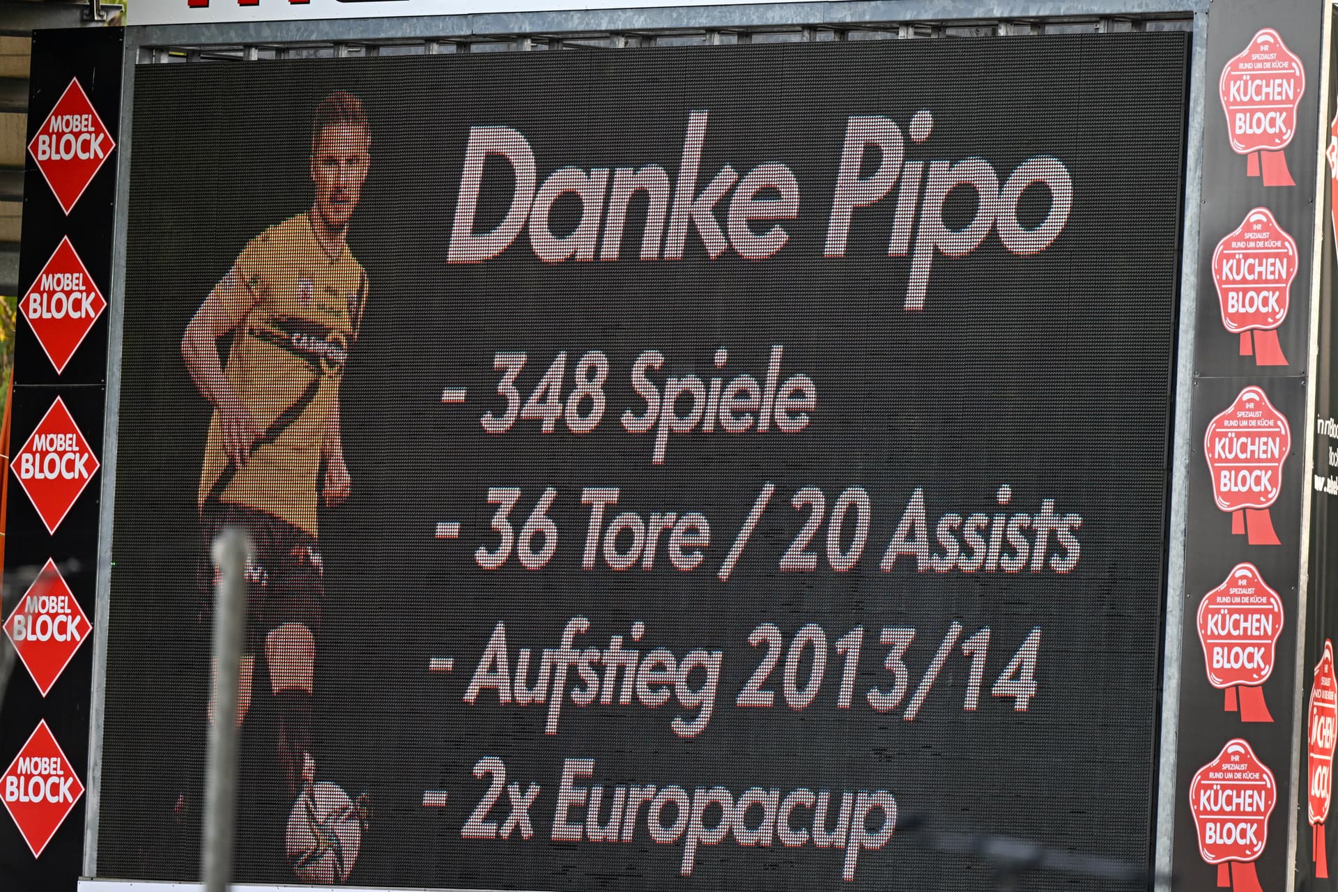 Altach Spieler Phillip Netzer wird verabschiedet