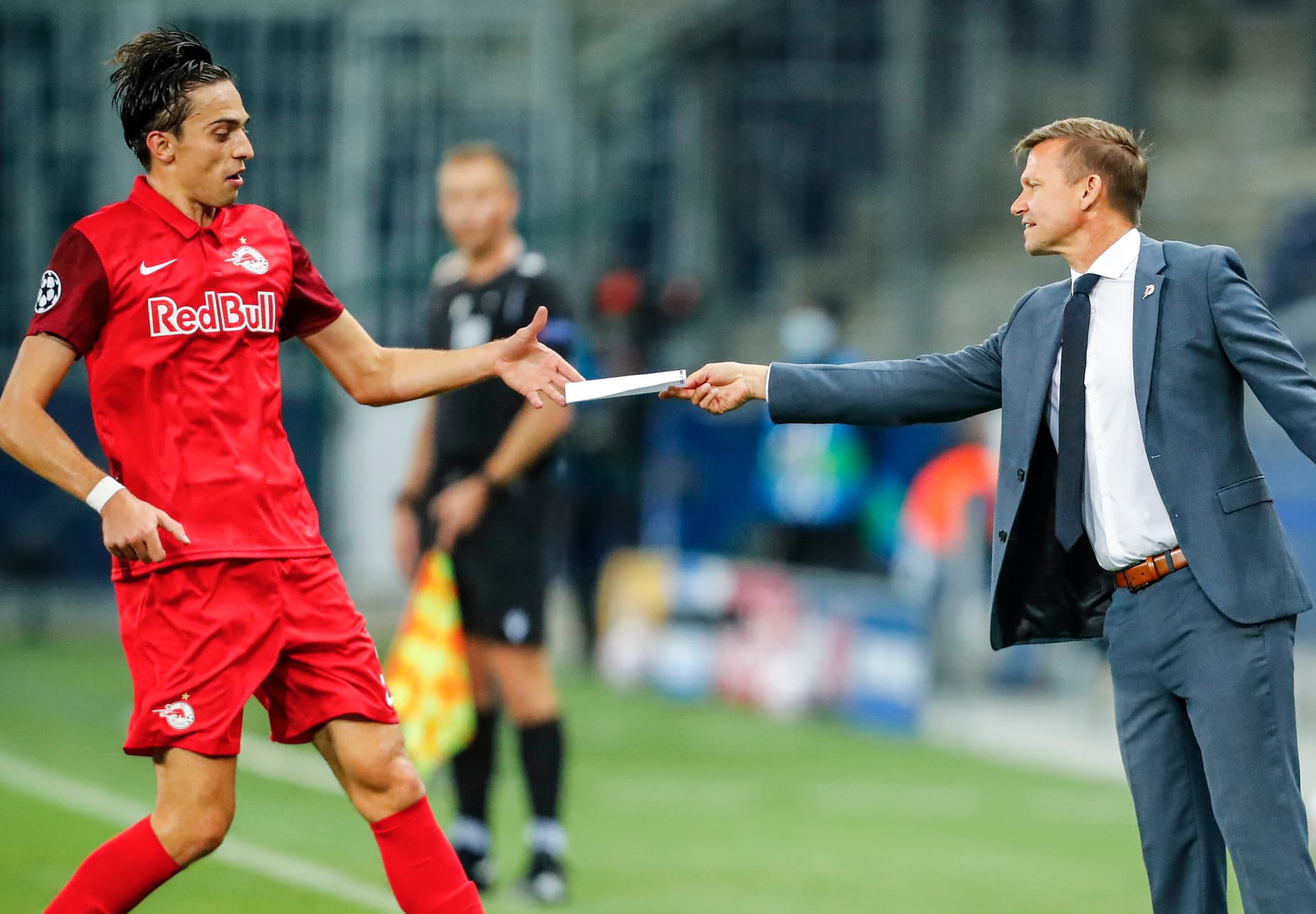 Albert Vallci RB Salzburg Jesse Marsch