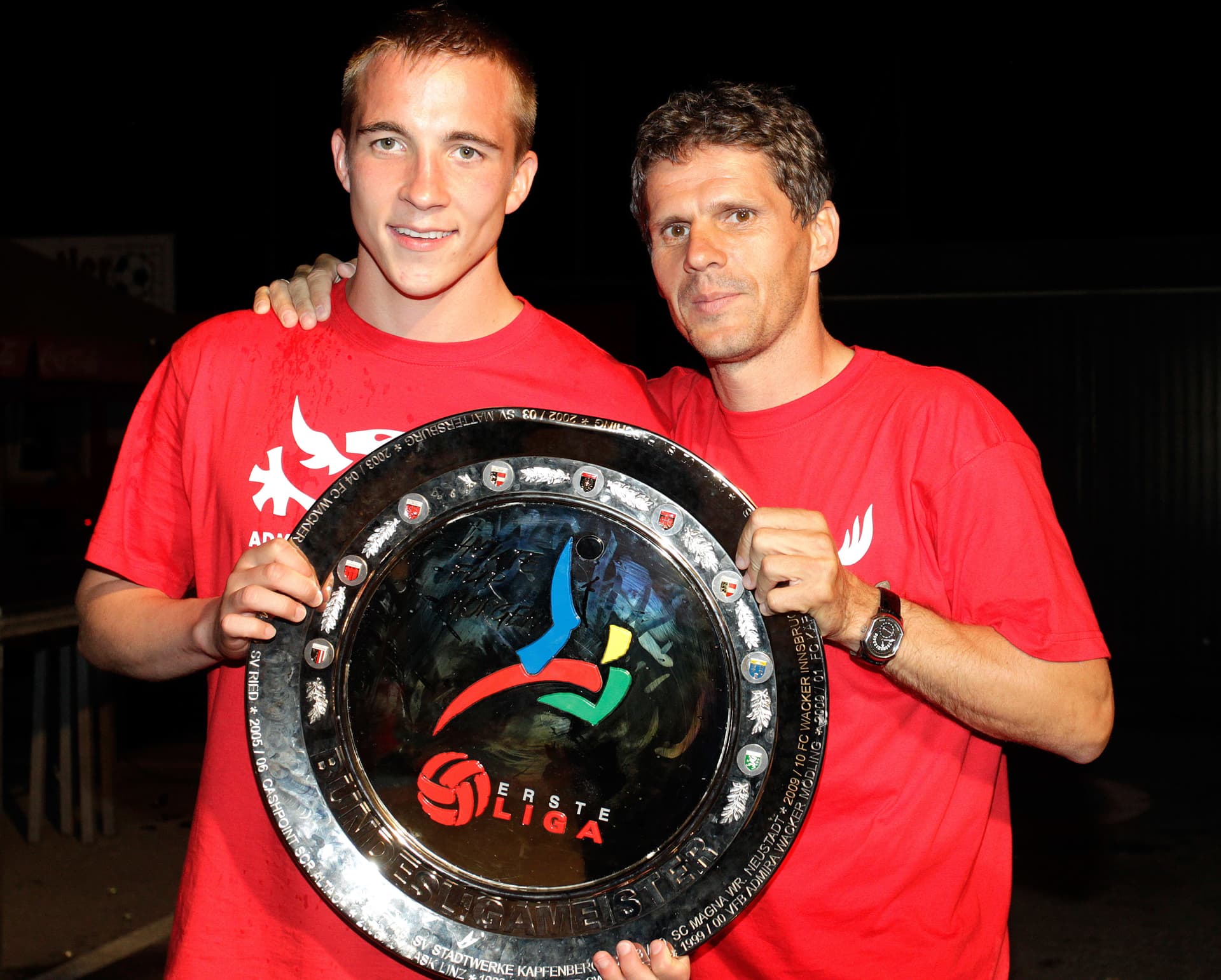 Christopher Dibon und Didi Kühbauer - Admira