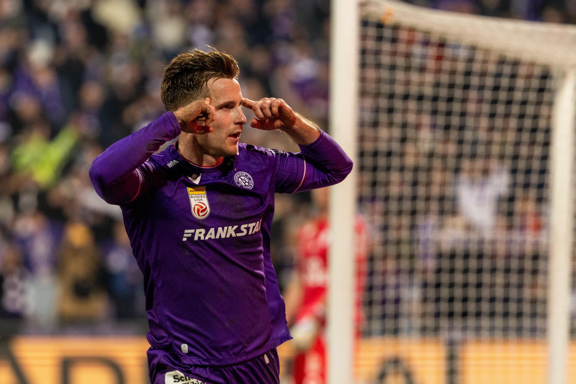 Johannes Eggestein Jubel FK Austria Wien