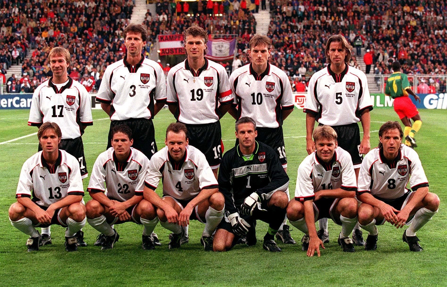 Österreichisches Nationalteam WM 1998