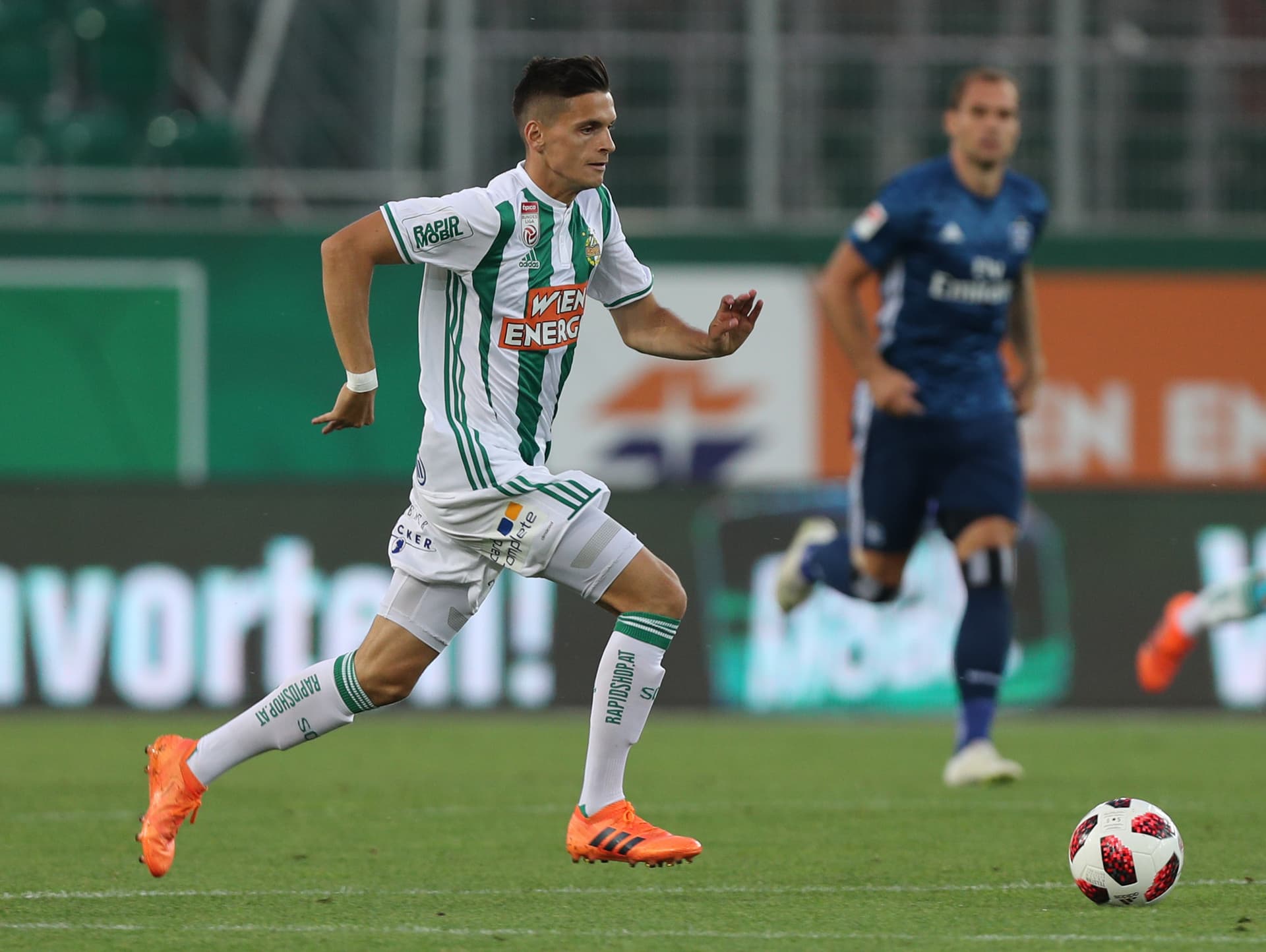 Albin Gashi für Rapid (vs HSV)