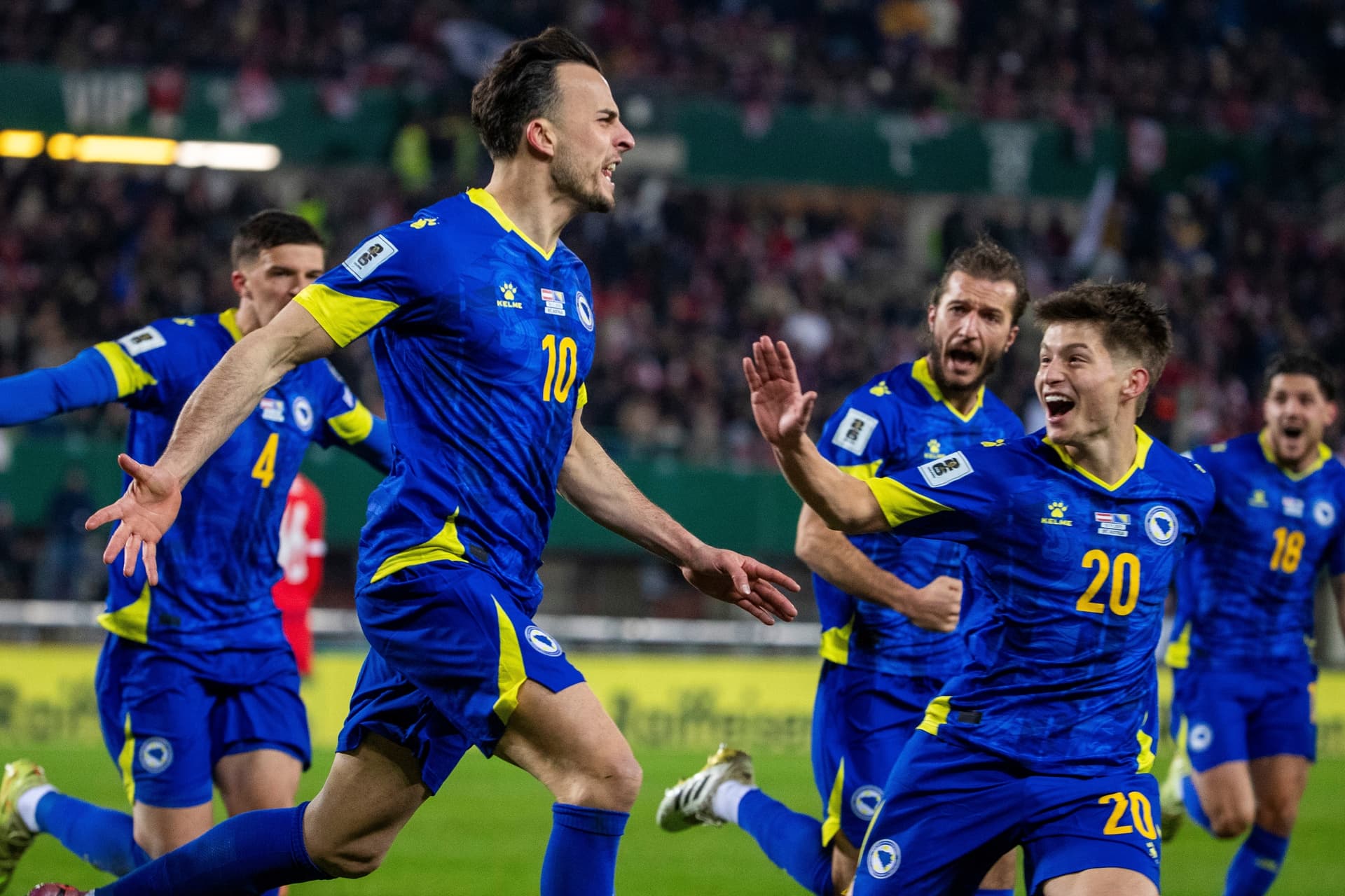 Haris Tabakovic Bosnien Jubel