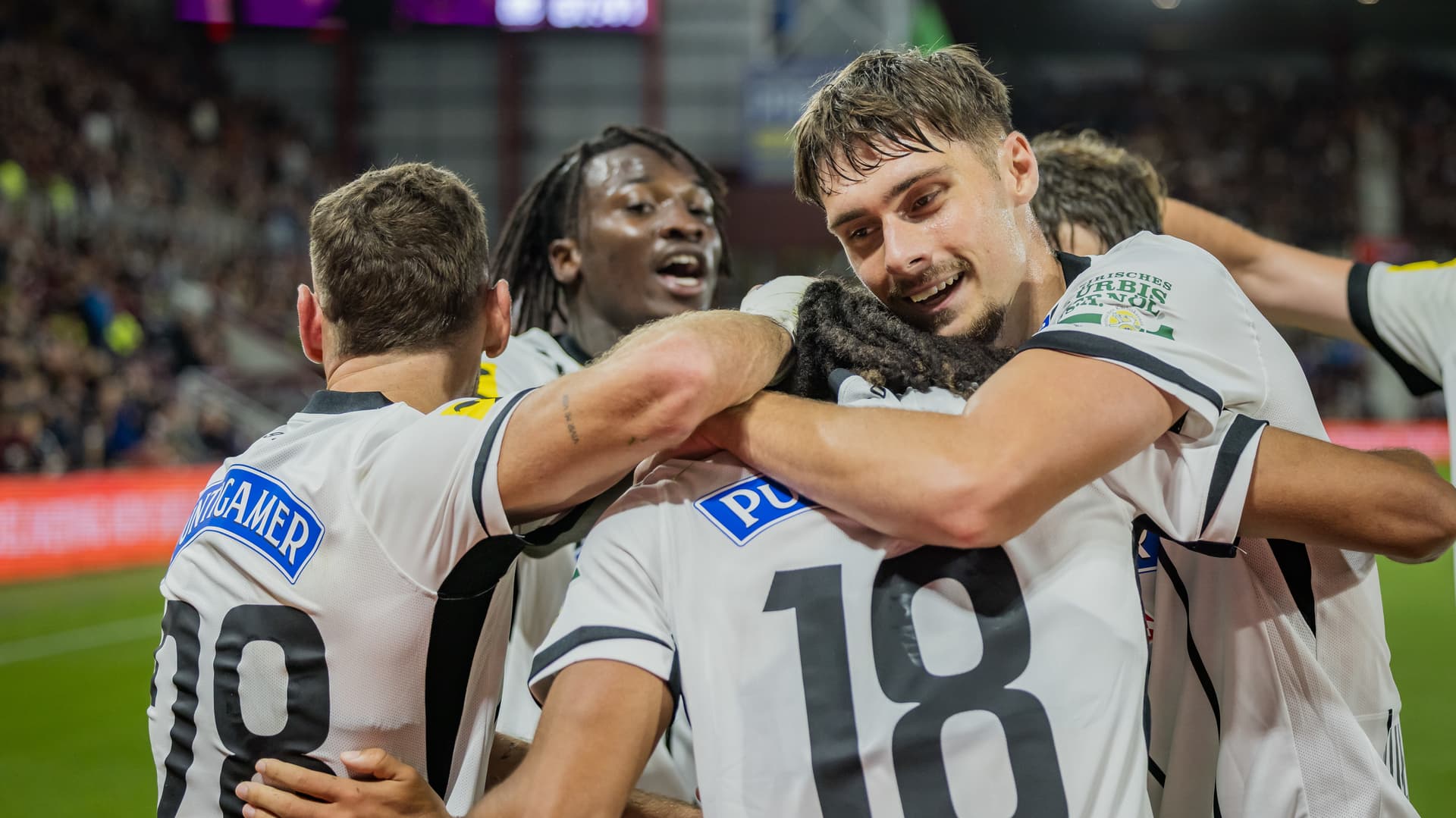 SK Sturm Graz Champions League Quali Jubel