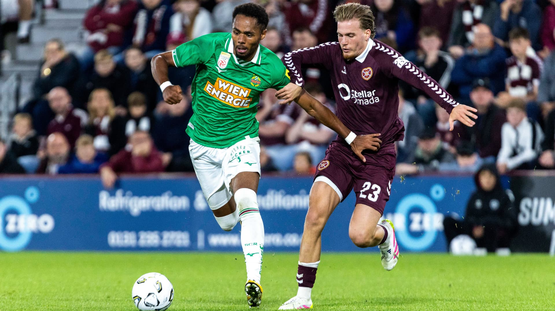 SK Rapid vs Hearts Conference League PLay off
