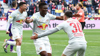 Salzburg siegt bei offensivem Debüt von Cinel 4:2 gegen Klagenfurt